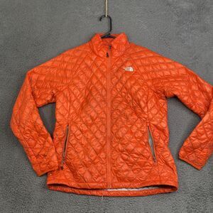 North Face ThermoBall Jacket Womens Large Quilted Insulated Lightweight Zip